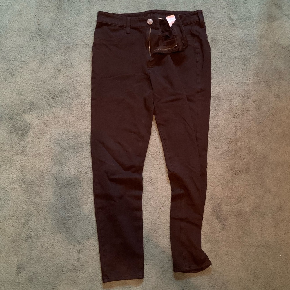American Eagle Black High Rise Jeggings
